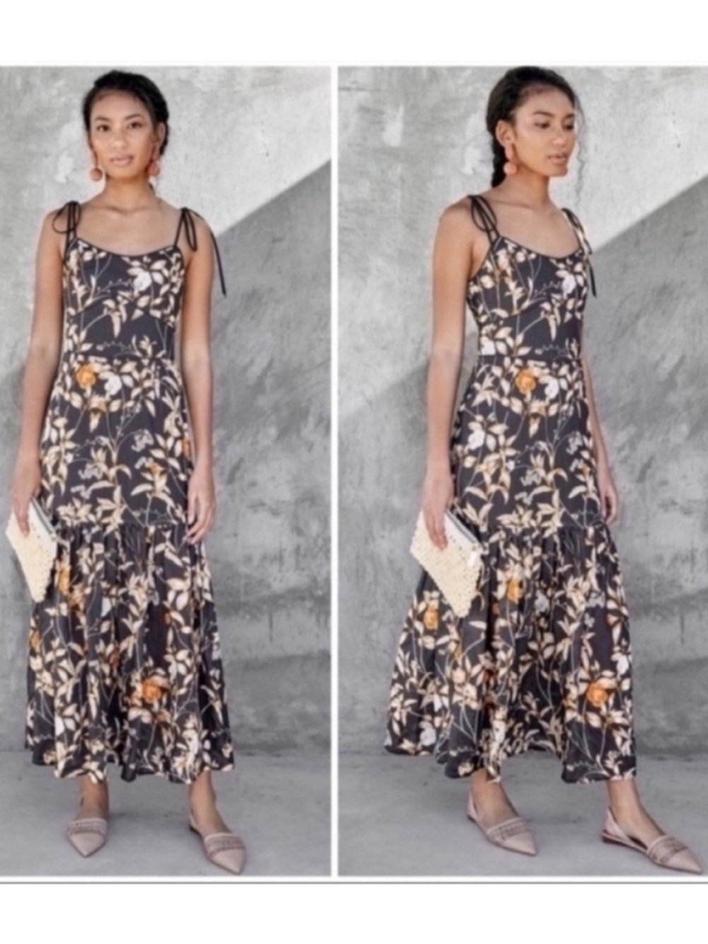 Christy Lynn Luisa Floral Linen Maxi Dress